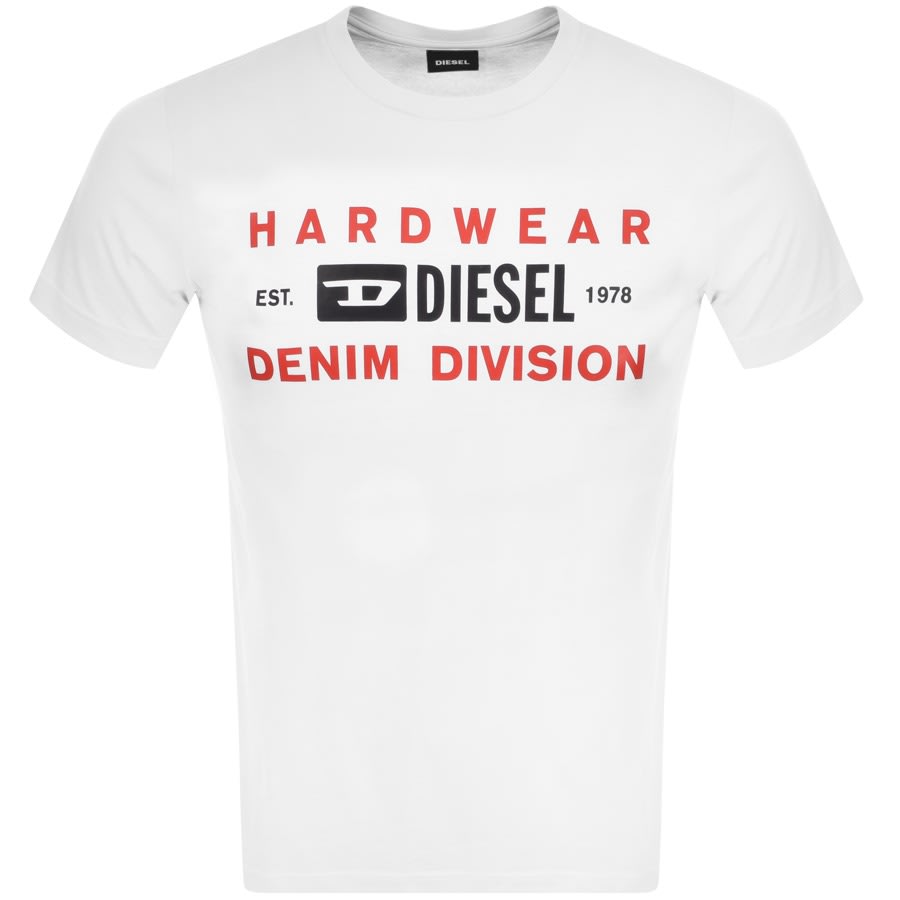 Alternative Image for ProductDiesel T Diegos Short Sleeved T Shirt White1